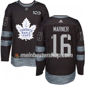 Toronto Maple Leafs Mitchell Marner 16 1917-2017 100th Anniversary Adidas Schwarz Trikot Authentic - Herren